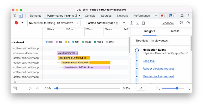 View network activity